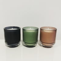 Image 2 of Verona Black Votive Soy Candle - 2 Left