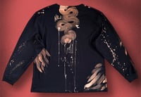Image 3 of ‘THE LOVERS’ BLEACH PAINTED LONG SLEEVE T-SHIRT XL