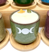 Image 6 of Mother Maiden Crone Round Pottery Candle