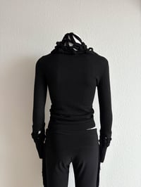 Image 5 of Grid Knit Sweater