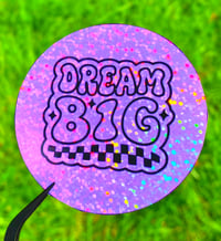 Image 1 of Dream big circle Die cut 