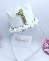 White Headband Birthday Crown