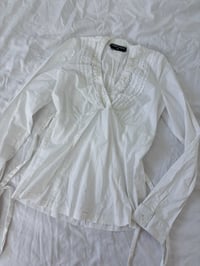 Image 2 of 00s Slim white shirt // M