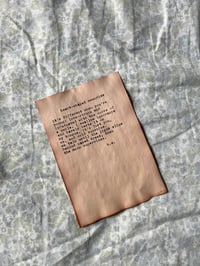 Image 3 of custom typewriter poem