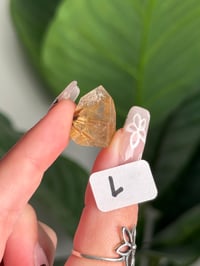 Image 12 of MINI GOLDEN RUTILE IN QUARTZ TOWERS -BRAZIL- CHOOSE YOUR OWN