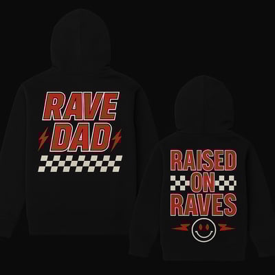 Image of Raised on Raves Kid Hoodie