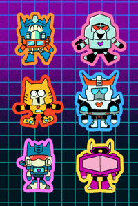 Transformers G1 Sticker Sheet (PREORDER)