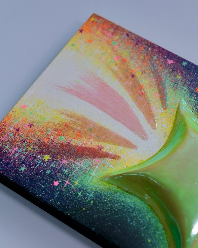 Image of MAKE A WISH, Xin & Xin ✧ Original 3D Mixed Media Painting