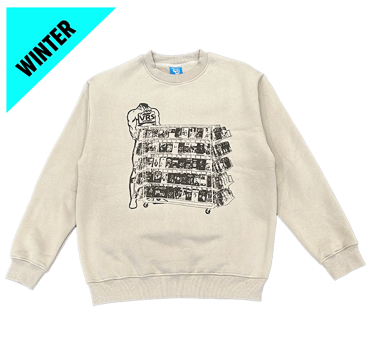 VIDEOSHOP PULLOVER - GREY