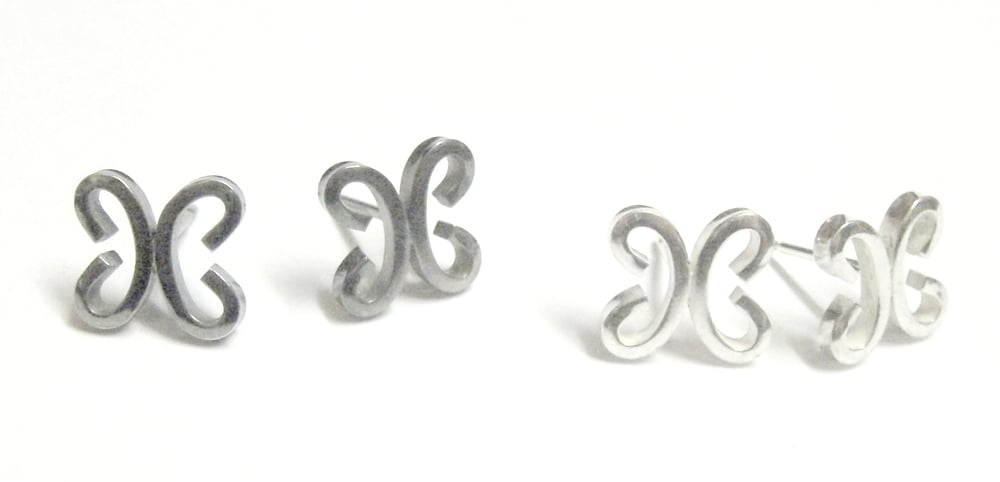 Image of Cross Stud Earrings