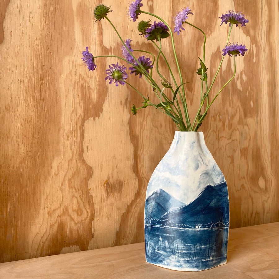 Image of 'Ink Lake' Bottle Bud Vase (2nd)