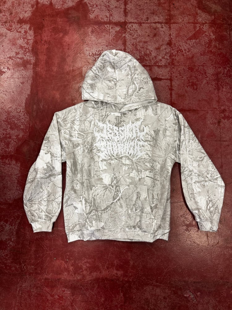Image of Jessica Sabbath Camo Hoodie - White Camo