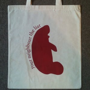 Image of Manatee tote bag