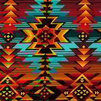Image 1 of Abstract - Bright Aztec