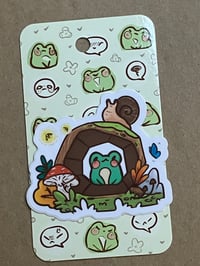 Mushy log: Vinyl Sticker 2 in
