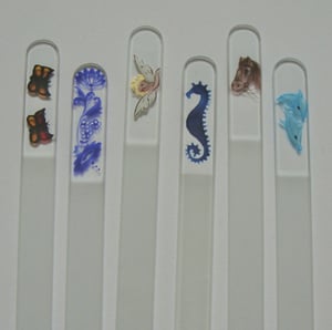 Image of Hand Painted Glass Nail File