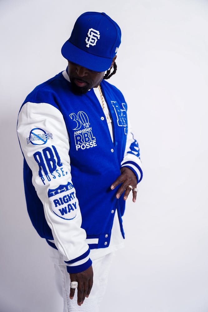 Image of RBL Posse Varsity Jacket (Royal Blue/White)