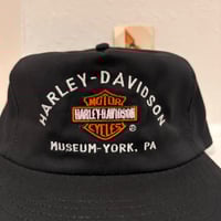 Image 2 of DEADSTOCK HARLEY DAVIDSON TRUCKER HAT MUSEAM-YORK