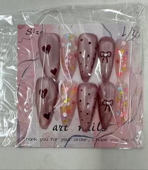 Image of Artificial Nails Size L Free Shipping 