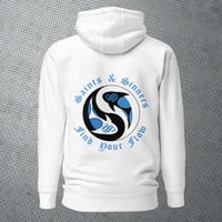 Image 2 of Find Your Flow White Hoodie