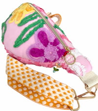 Image 2 of Vintage Chenille Crossbody Fannypack 05