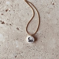 Image 2 of Collana • Cuore - Sei. Bianco