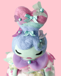 Image 5 of RESERVED FOR MORGAN MEDIUM ART DOLL BUTTERFLY DREAMS 