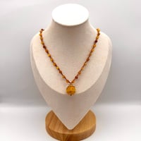 Image 2 of Yellow Agate Dice Necklace