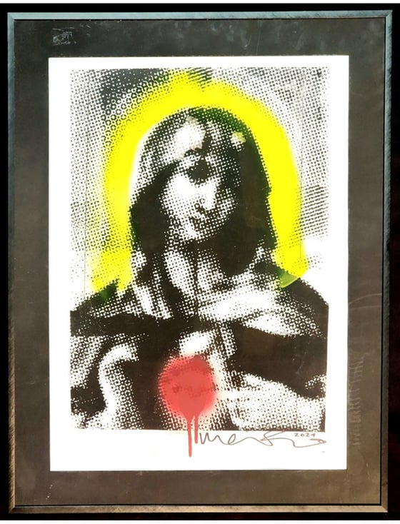 Image of Dot Screen Madonna Single Print
