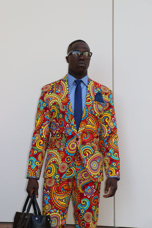 Image of The ekow blazer- paisley 