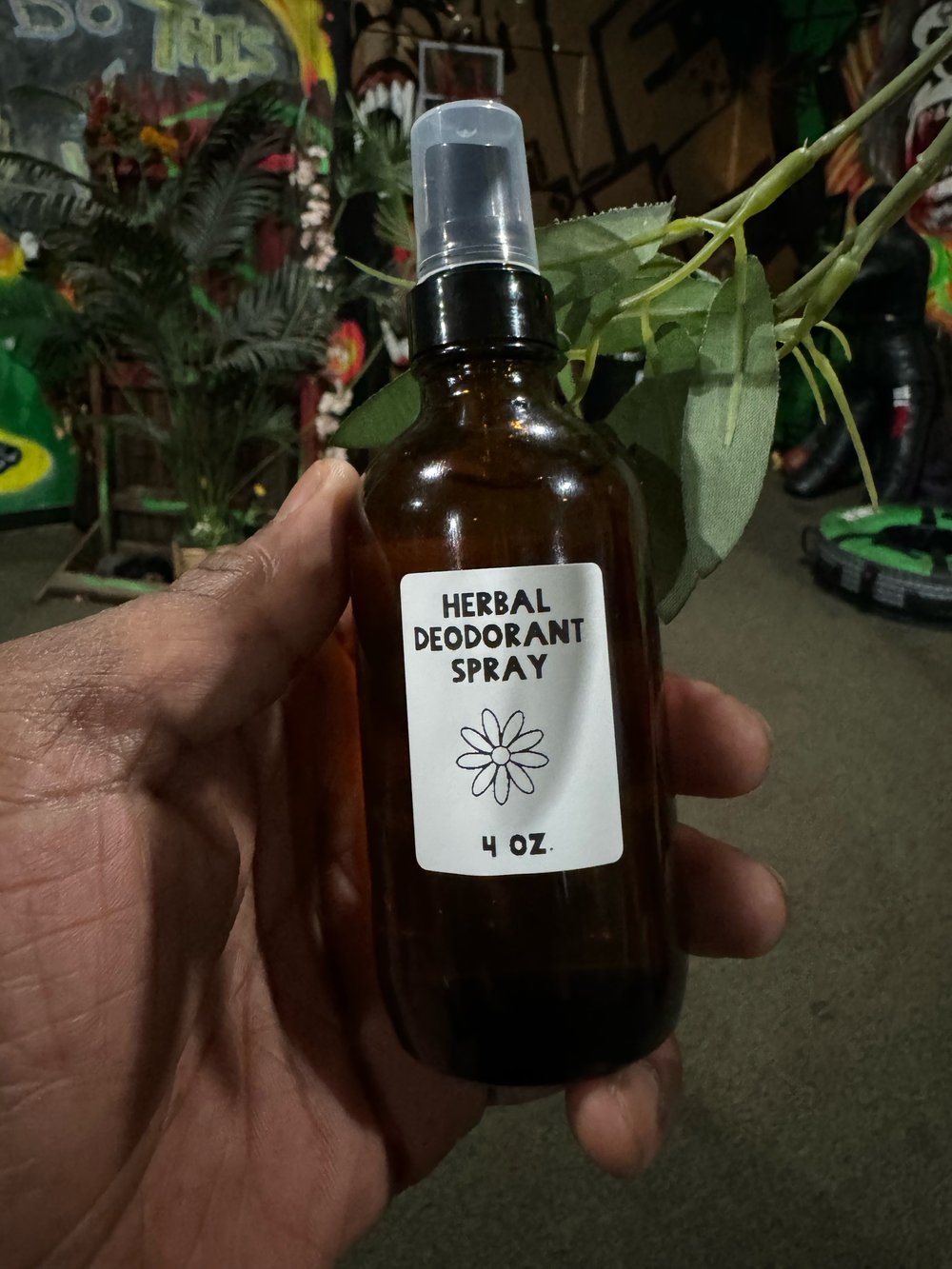 Image of Lime herbal deodorant spray 