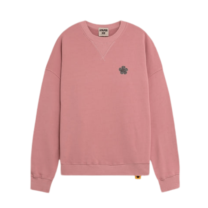 Image of A PAPER KID OVERSIZED SWEATER ANTIK ROSE