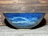 Image 2 of Blue stoneware bowl 3