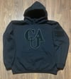CLARK ATLANTA UNIVERSITY CAU PATCH HOODIE (BLACK/BLACK)