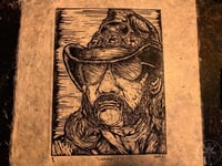 Image 2 of Lemmy (Linocut)