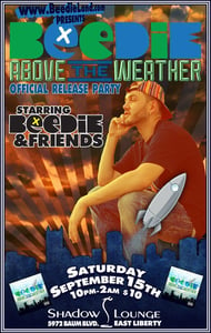 Image of Beedie 12x18 Poster (Autographed): Above The Weather Release Party 