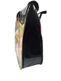 Image 5 of Vtg Bag Large Vinyl Italian Statement Fruit Pattern Shopper Unusual Over-sized