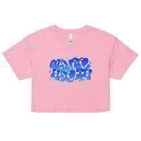 Image 3 of MHM CROP TEE - ROYAL 