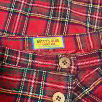 Image 3 of Betty's Blue tartan balloon skirt