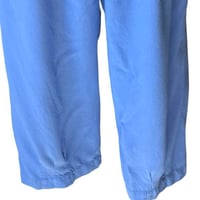 Image 6 of Jams World Blue Loose Fit Cropped Drawstring Pants - Made in Hawaii - Size Small 