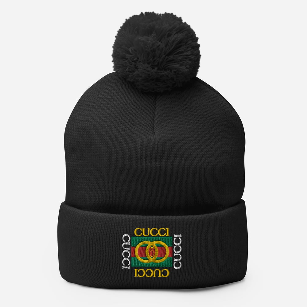 Image of CUCCI GANG Pom Beanie