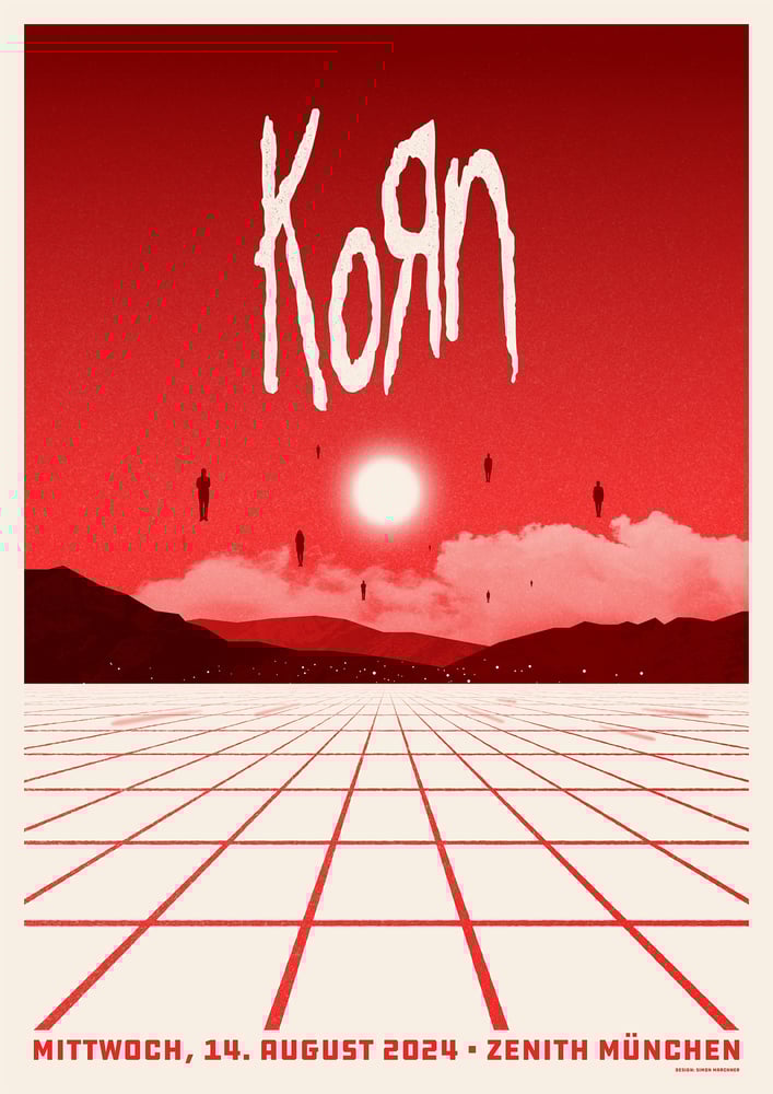 Image of Korn Munich 2024 Screenprint