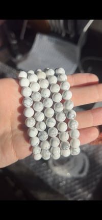 Image 2 of Howlite 8mm Bracelet