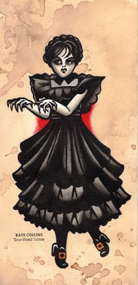 Wednesday pin up print