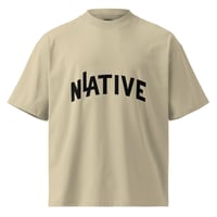 Image 9 of LA NATIVE Unisex organic oversized high neck t-shirt
