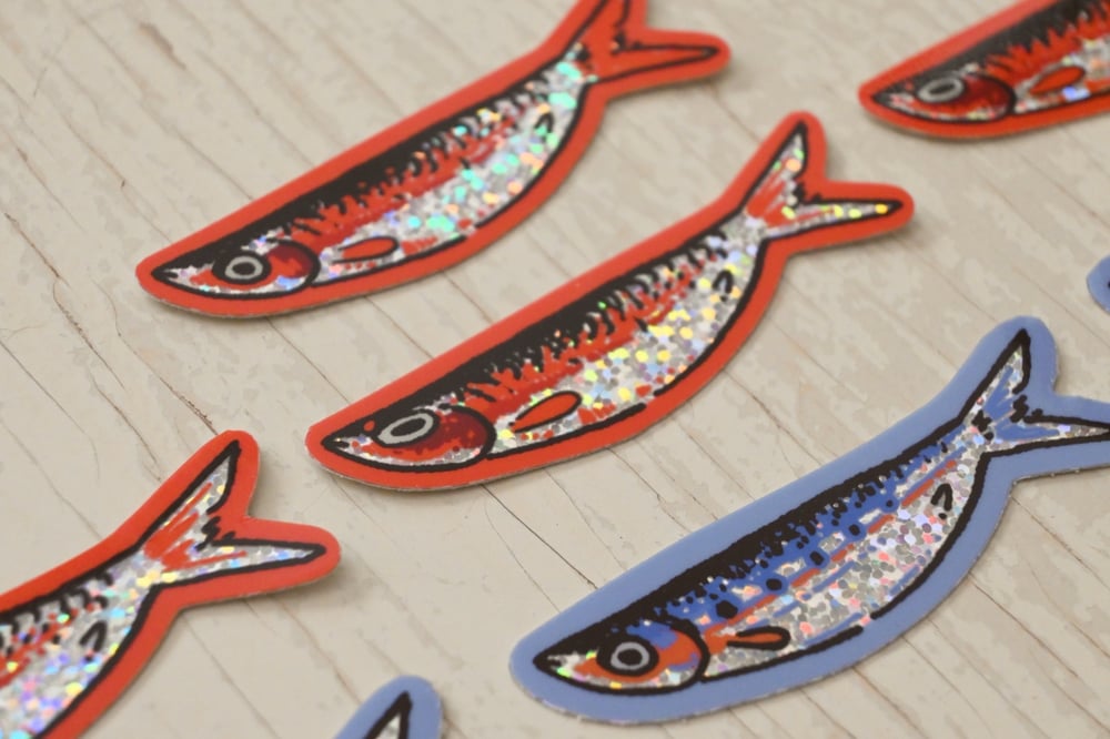 Silly Sardine Stickers 