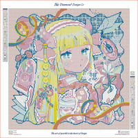 Image 5 of Thought Full Size Diamond Painting by Hiroko 