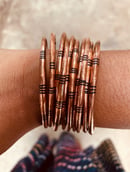Image 2 of Thin Tuareg Adjustable Copper Bangles