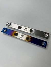 Image 1 of Titanium license plate bracket holder