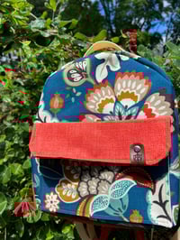 Image 1 of Color Block Backpack